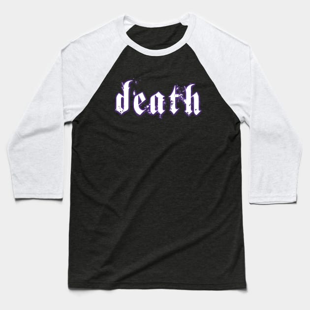 death Baseball T-Shirt by ATGoth